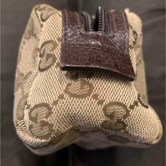 Gucci Monogram Canvas Cosmetic Pouch - Picture 5 of 11